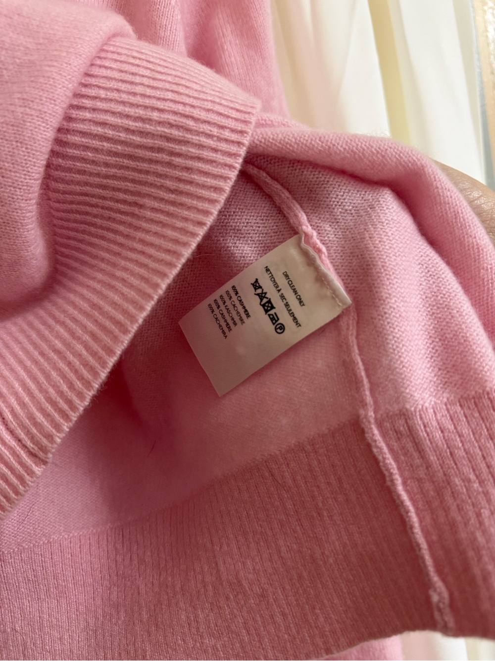 Anthropologie The Juliet Cashmere Cardigan Pink blossom - Picture 4 of 4
